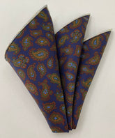 Macclesfield Madder Printed Silk Pocket Square MMPP-119
